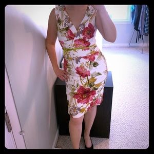 Lovely Floral Garden Stretch Dress